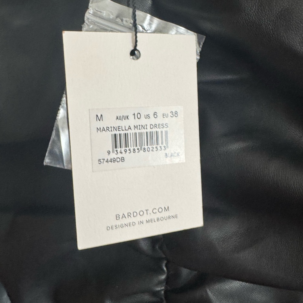 Bardot NWT Leather Dress - Picture 5 of 7
